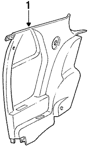 LeBaron INTERIOR TRIM - QUARTER PANELS