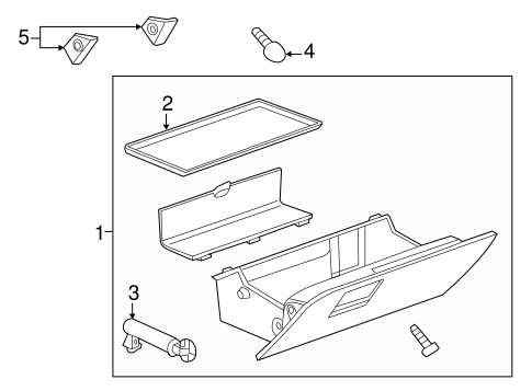 Glove Box for 2014 Chevrolet Volt #0