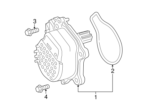 COOLING SYSTEM/WATER PUMP for 2016 Toyota Prius #1