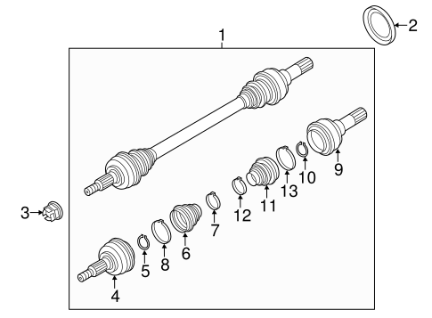 Panamera DRIVE AXLES