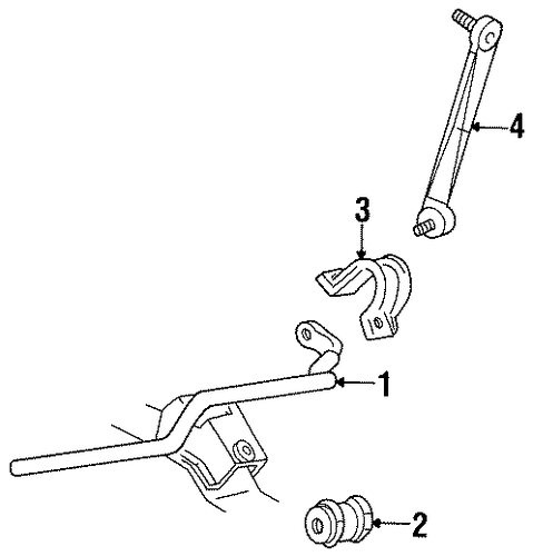 Sable STABILIZER BAR & COMPONENTS