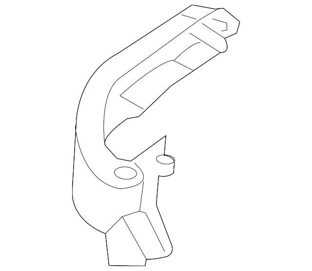 BK2Z-18490-A Деталь FLOOR DUCT, RIGHT