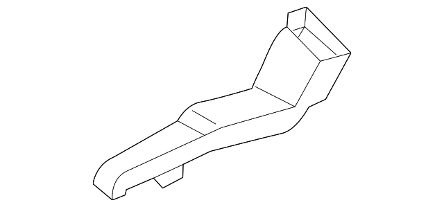 BK2Z-18491-A Деталь FLOOR DUCT, LEFT