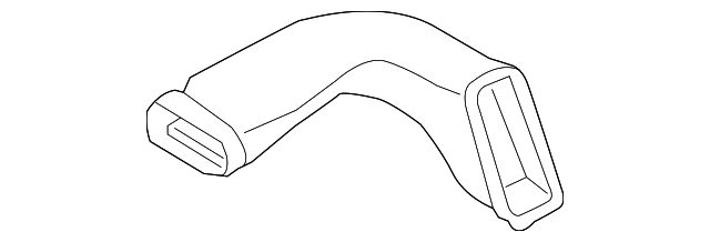 BK3Z-19D809-B Деталь UPPER DUCT, RIGHT