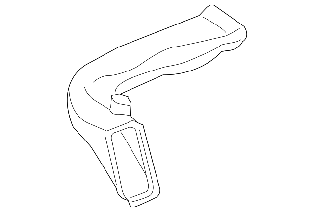 BK3Z-19D809-A Деталь UPPER DUCT, LEFT