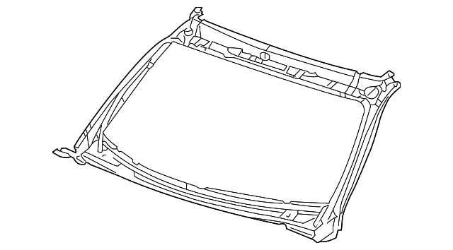 996-502-137-08-GRV Деталь WINDSHIELD FRAME