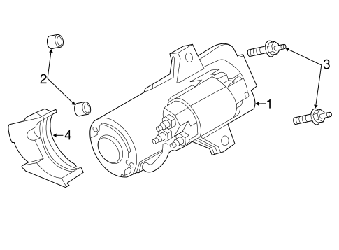 Starter for 2016 Ford Fusion #0