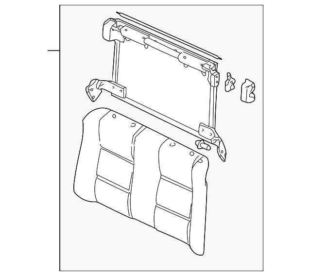 4804449 Деталь SEAT BACK ASSY