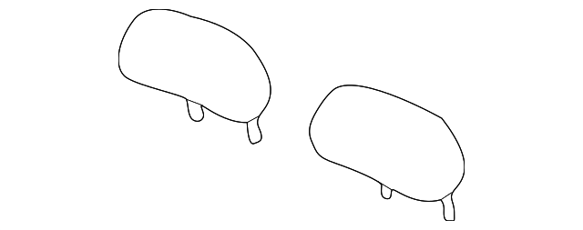 4371977 Деталь HEADREST, LEFT