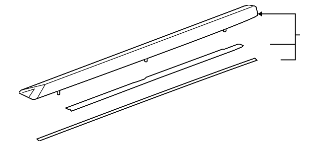 15272706 Деталь SPOILER ASSY