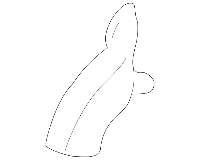 98AZ17K709AA Деталь COVER, RIGHT