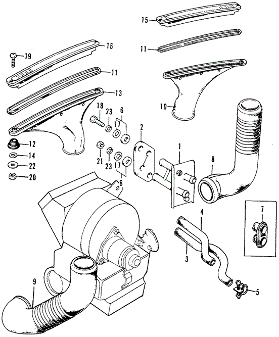 ELECTRICAL / EXHAUST / HEATER / FUEL/HEATER (2) for 1975 Honda CIVIC 1200 HATCHBACK #1