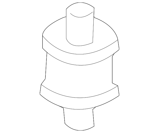 JEV500020 Деталь AC & HEATER ASSY LOWER INSULATOR