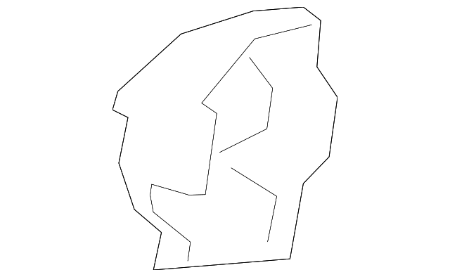 JES000030 Деталь EVAPORATOR CORE COVER