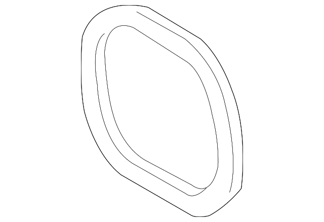 LR023319 Деталь AC & HEATER ASSY GASKET, LEFT