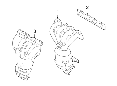 Exhaust Manifold for 2010 Chevrolet Aveo #0