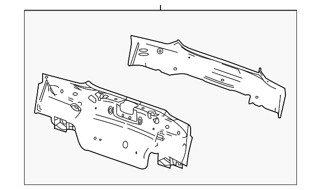 13333650 Деталь REAR BODY PANEL