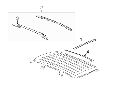 Luggage Carrier for 2000 GMC Yukon #0