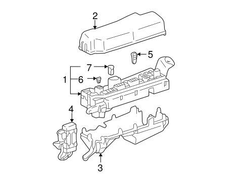 ELECTRICAL/ELECTRICAL COMPONENTS for 2003 Toyota Corolla #1