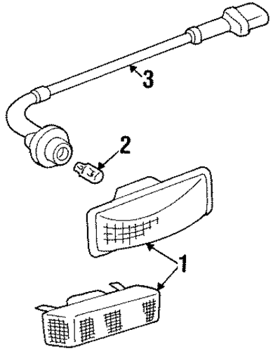 Cherokee SIDE REPEATER LAMPS