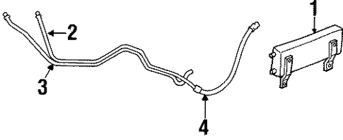 Cherokee TRANS OIL COOLER