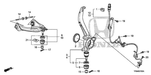 Front Knuckle for 2011 Honda Accord Crosstour #0