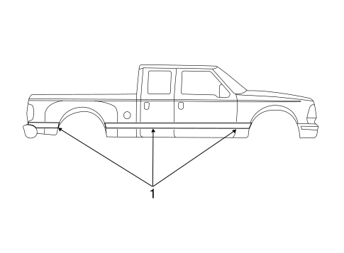 F-350 Super Duty STRIPE TAPE 4