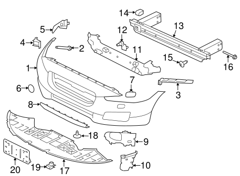 XF BUMPER & COMPONENTS - FRONT