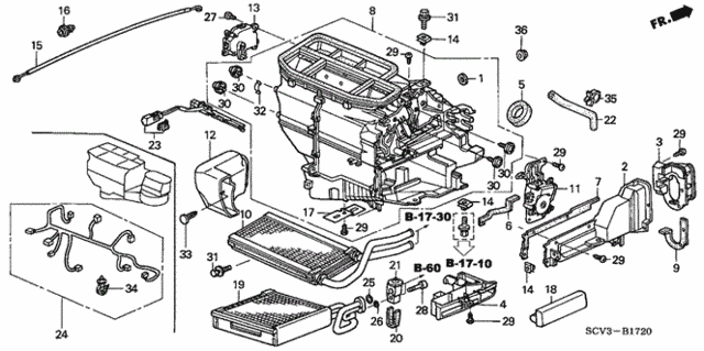 Heater Unit for 2006 Honda Element #0