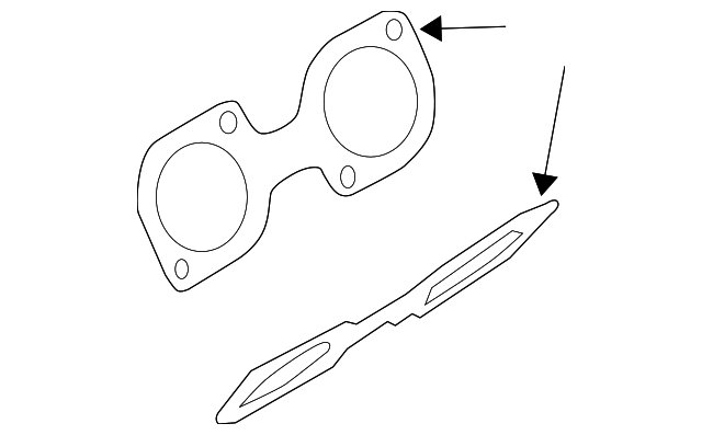 LKG000110 Деталь EXHAUST MANIFOLD GASKET, LEFT