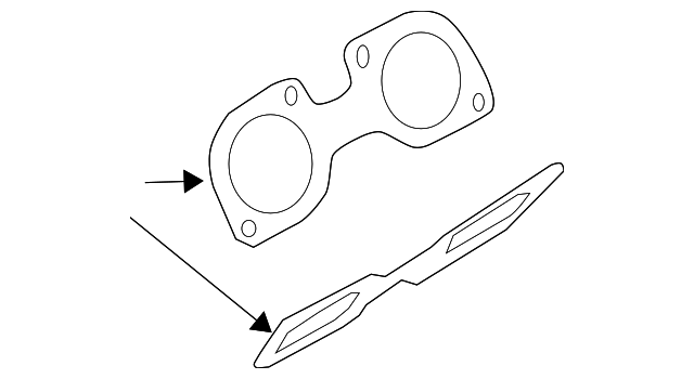 LKG000100 Деталь EXHAUST MANIFOLD GASKET, LEFT