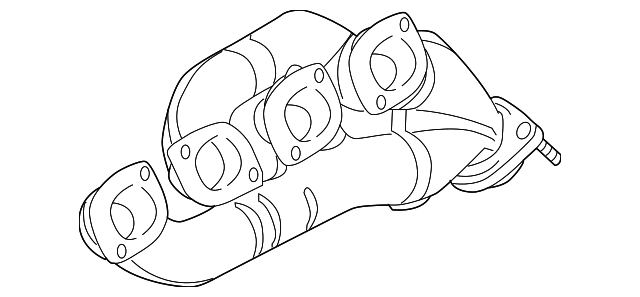 LKC000450 Деталь EXHAUST MANIFOLD, RIGHT