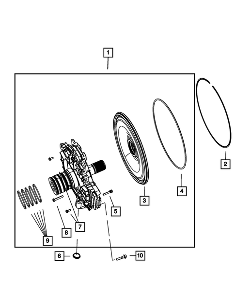 Oil Pump for 2009 Dodge Dakota #0