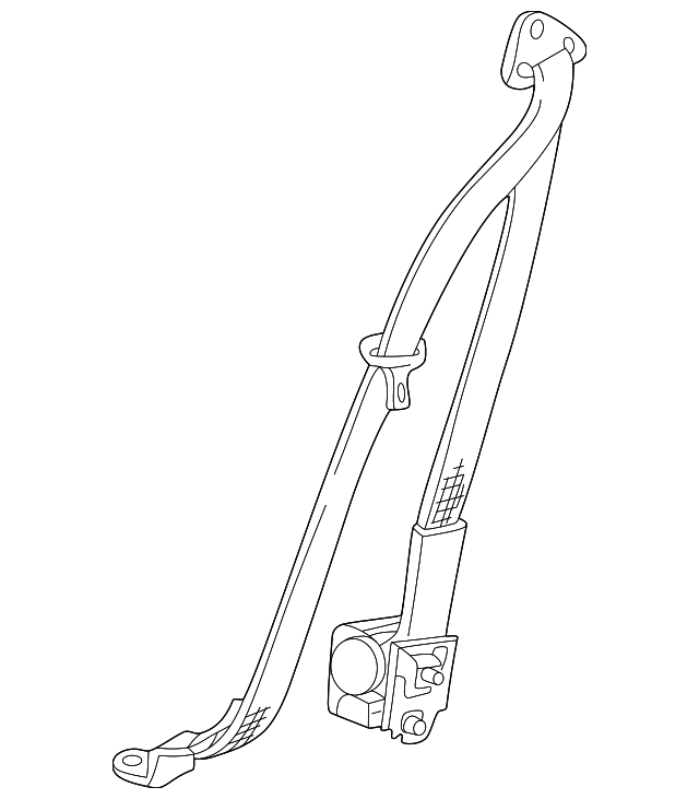22678004 Деталь SEAT BELT ASSY, LEFT