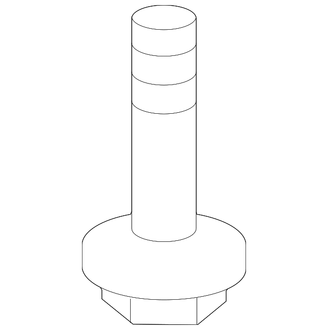 32007587 Деталь FOG LAMP ASSY SCREW, LEFT