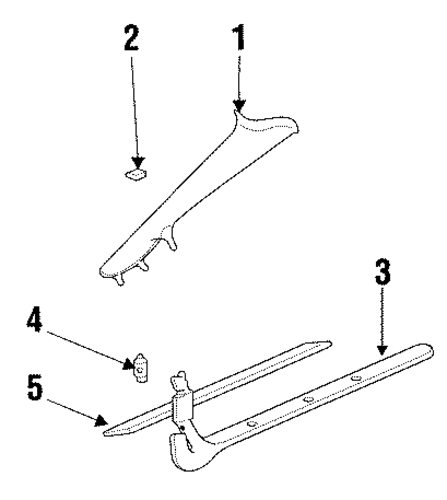 Grand Prix INTERIOR TRIM - PILLARS 2