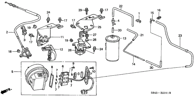 1999 Honda ACCORD SEDAN EXL (LEATHER) COVER, ACTUATOR - (36614PAAA00) 1999 Honda ACCORD SEDAN EXL (LEATHER) COVER, ACTUATOR - (36614PAAA00)
