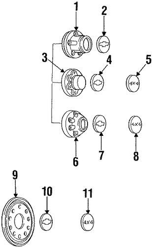 K2500 Pickup COVERS & TRIM 5