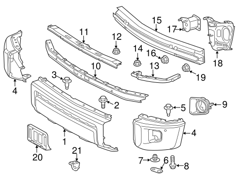 BODY/BUMPER & COMPONENTS - FRONT for 2015 Toyota Tundra #2