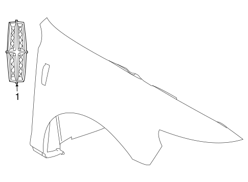 MKS EXTERIOR TRIM - FENDER