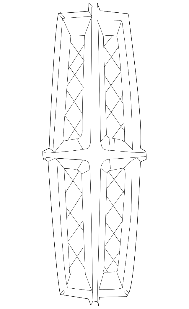 DA5Z-16178-B Деталь EMBLEM, LEFT