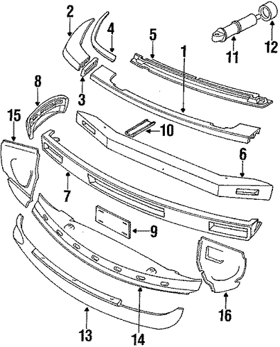 XJS FRONT BUMPER
