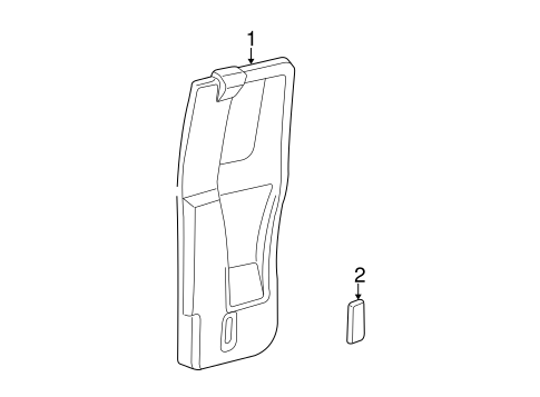 Ranger INTERIOR TRIM - REAR DOOR