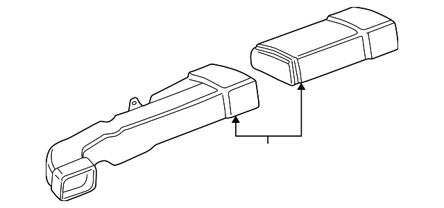 BTR9225 Деталь DUCT, LEFT
