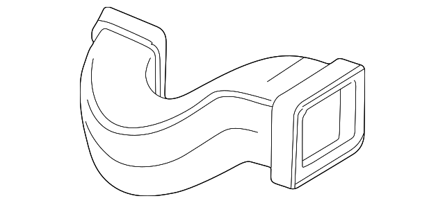 AWR1238 Деталь DUCT, LEFT
