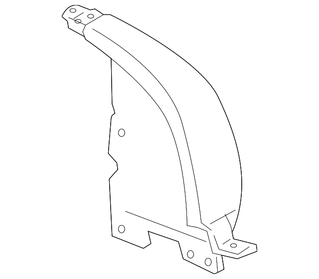 YF1Z-16103-AA Деталь LINER EXTENSION, LEFT
