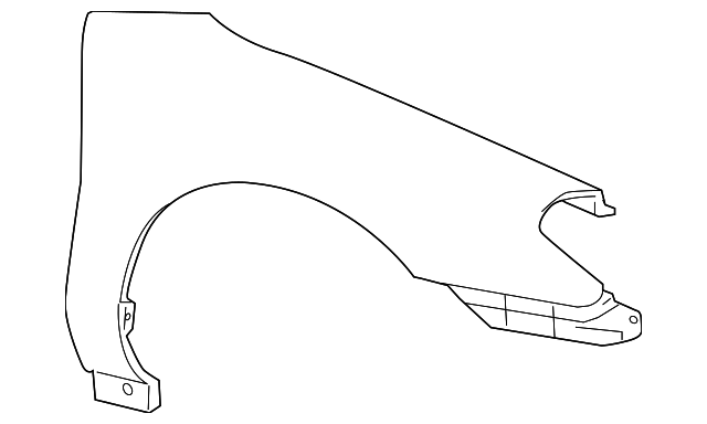 YF1Z-16005-AA Деталь FENDER, RIGHT