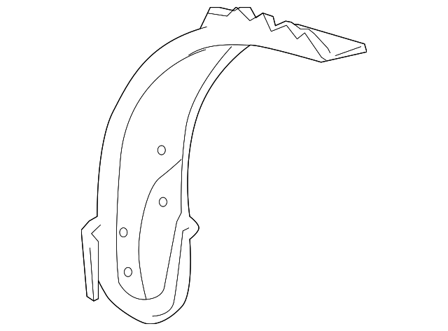 YF1Z-16102-CA Деталь FENDER LINER, RIGHT
