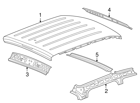 Roof & Components for 2011 Ram Dakota #0
