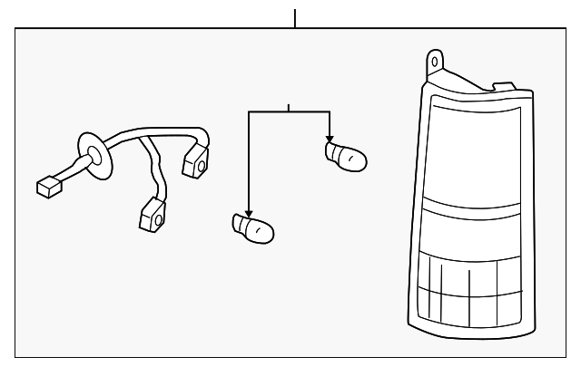 20989662 Деталь TAIL LAMP ASSY, LEFT